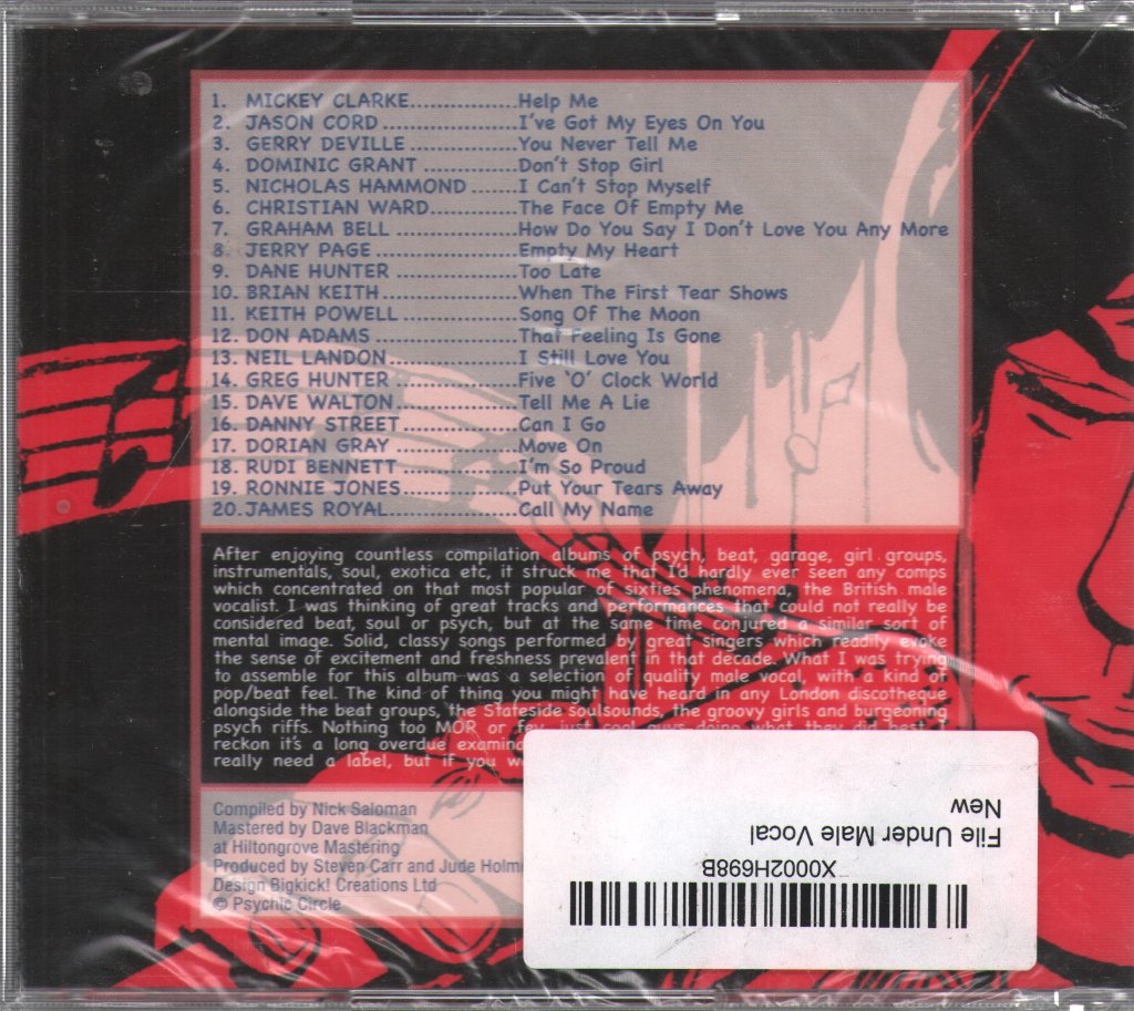 Various Artists - File Under: Male Vocal (The Golden Age Of The Beat Balladeer) - Cd
