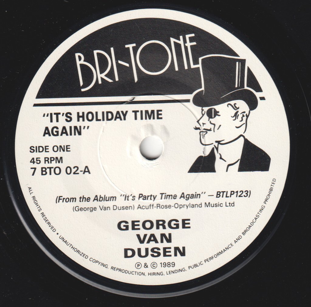 George Van Dusen - It's Holiday Time Again - 7 Inch