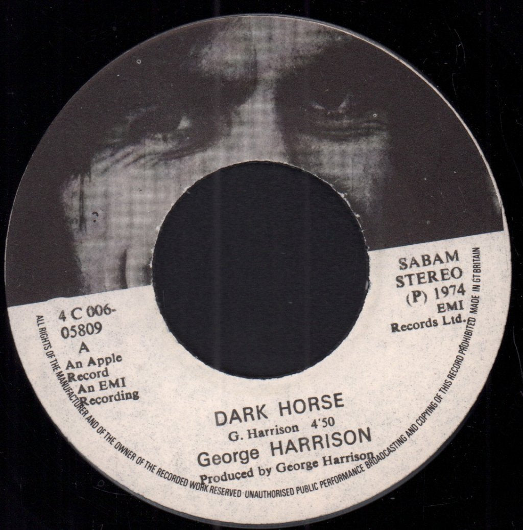George Harrison - Dark Horse - 7 Inch