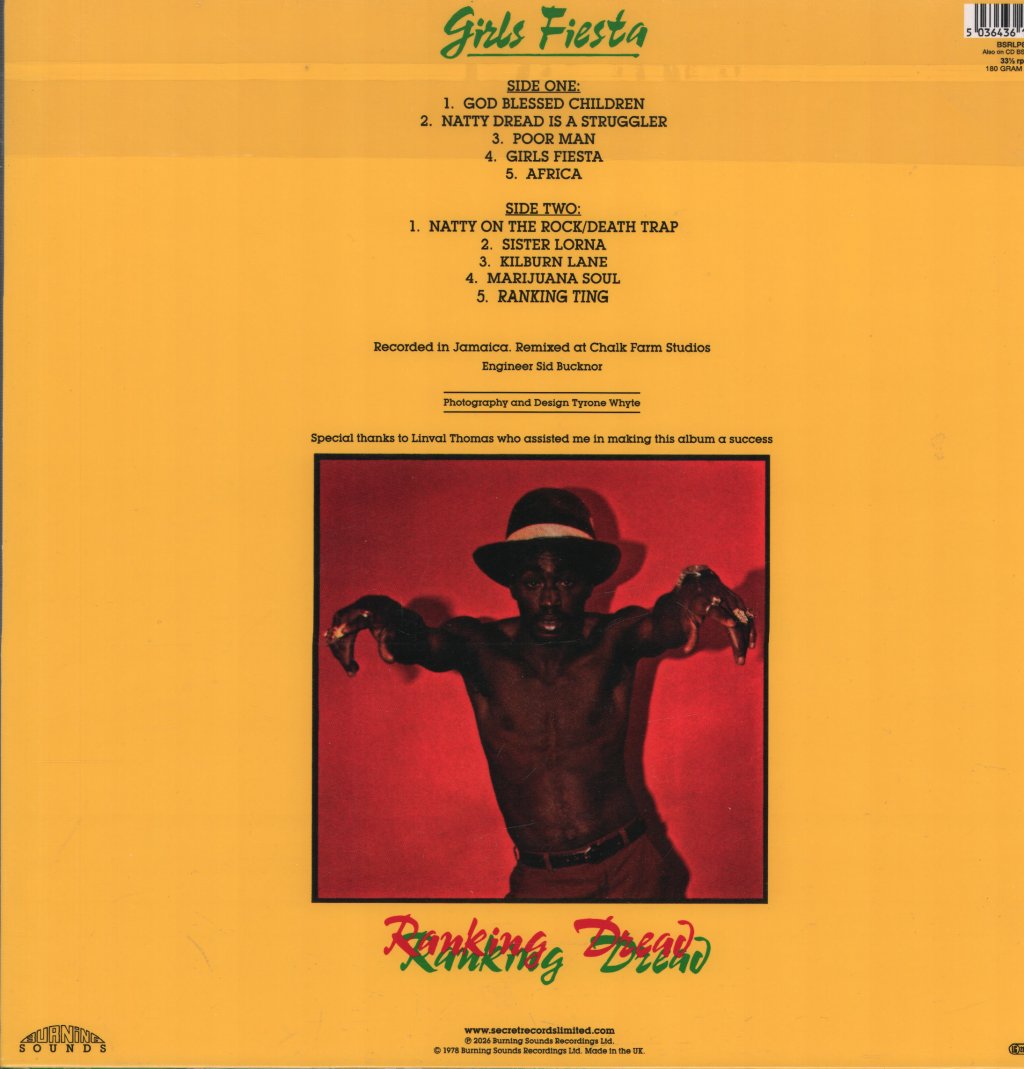 Ranking Dread - Girls Fiesta - Lp