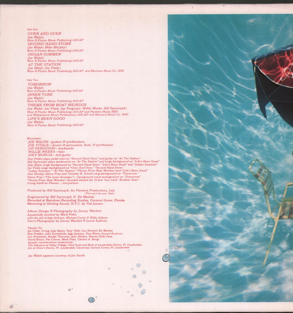 Joe Walsh - But Seriously, Folks... - Lp