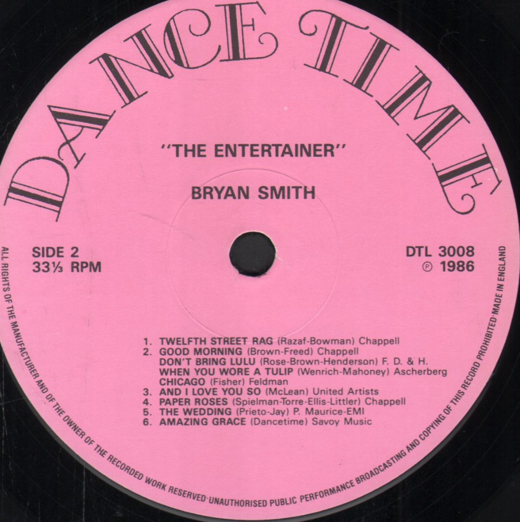 Bryan Smith - Entertainer - Lp