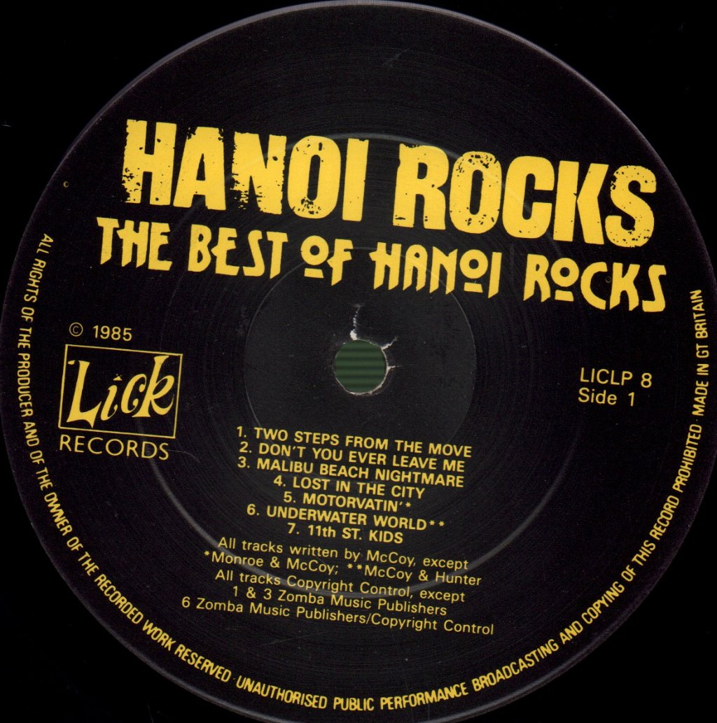 Hanoi Rocks - Best Of Hanoi Rocks - Lp