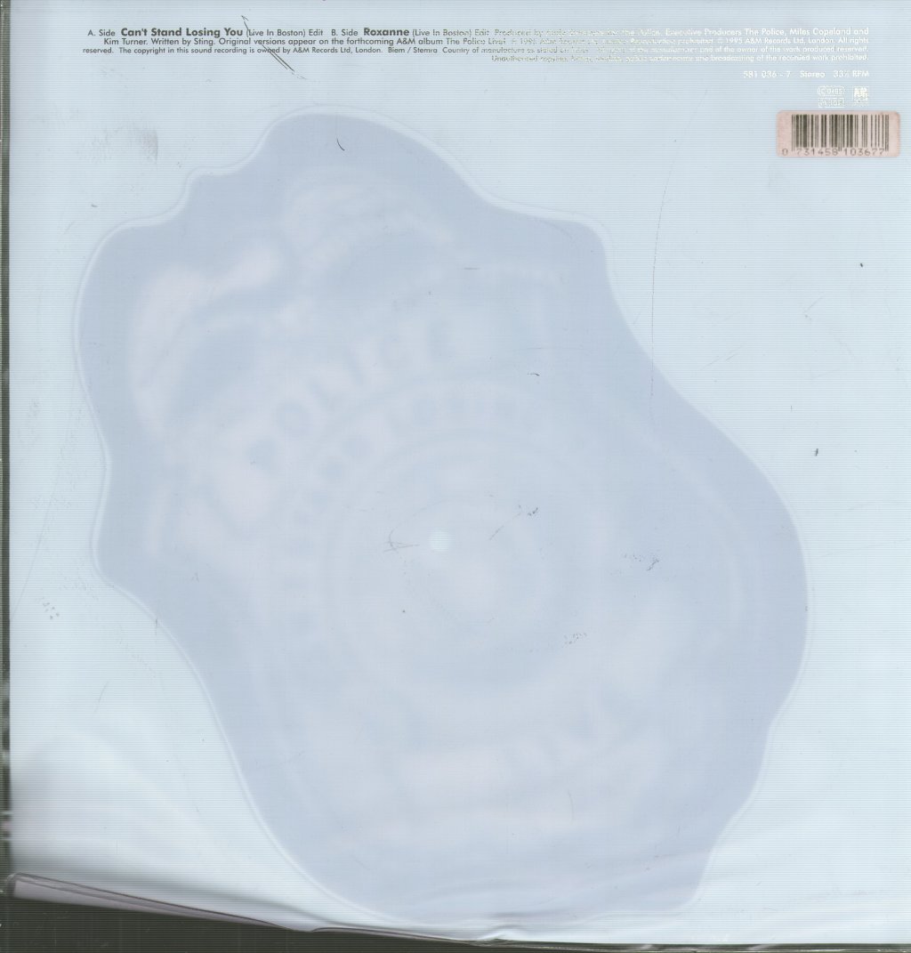 Police - Can't Stand Losing You - 7 Inch