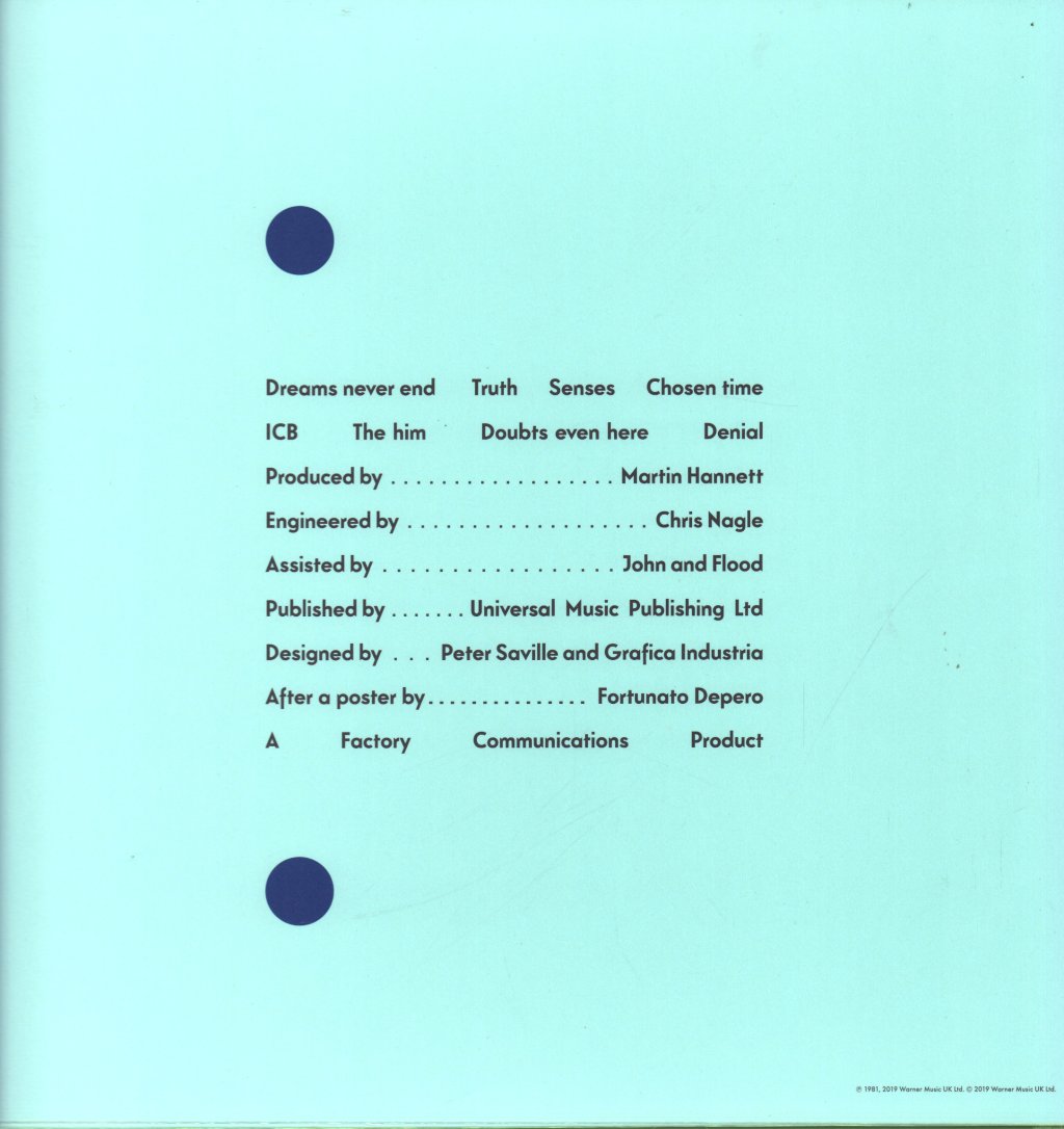 New Order - Movement - Lp