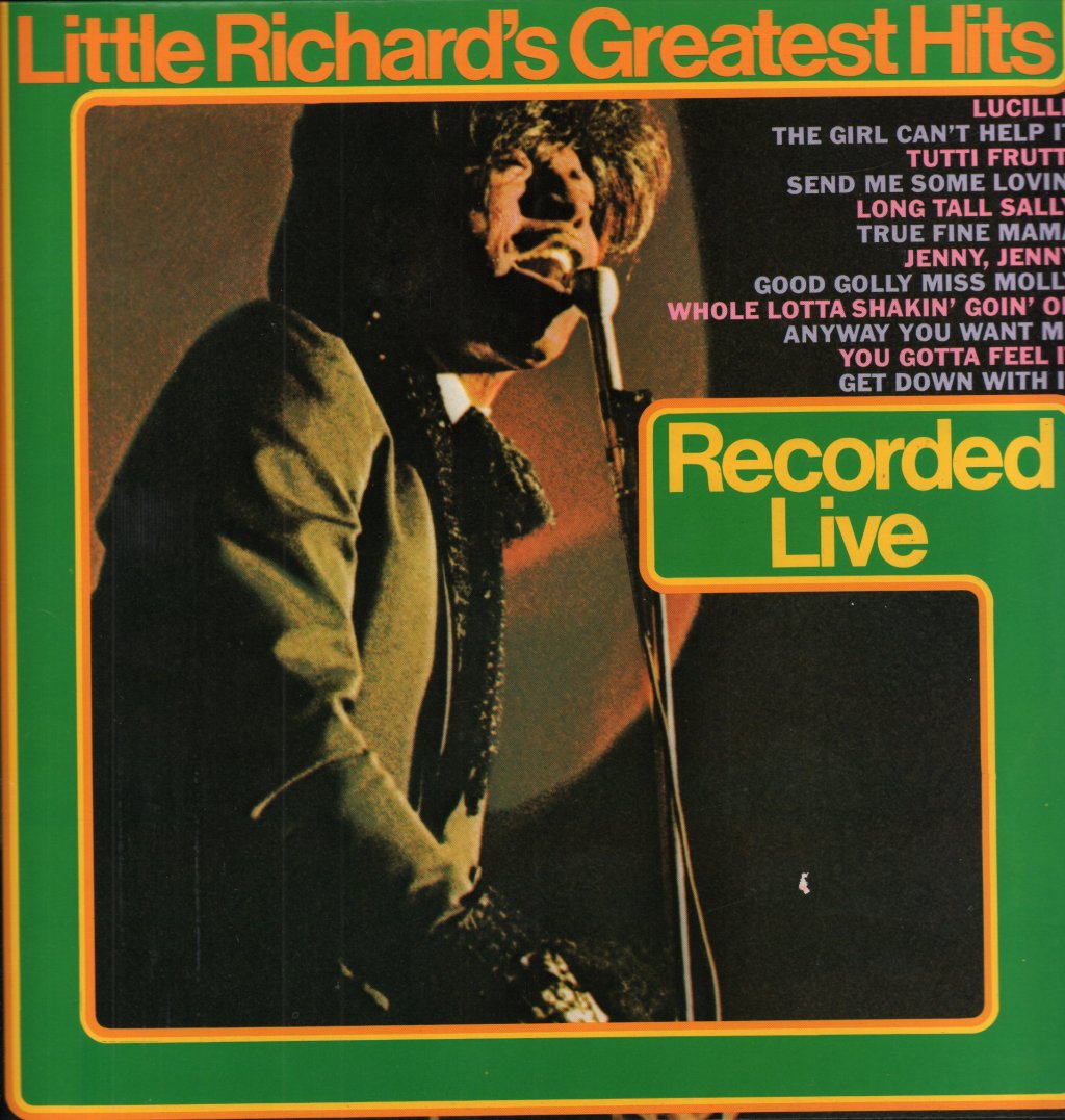 Little Richard - Little Richard's Greatest Hits Recorded Live - Lp