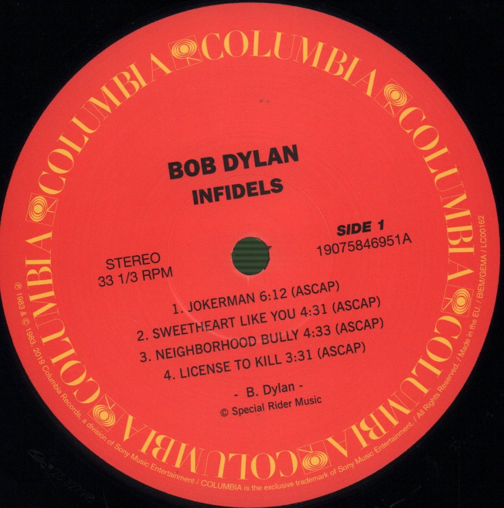 Bob Dylan - Infidels - Lp