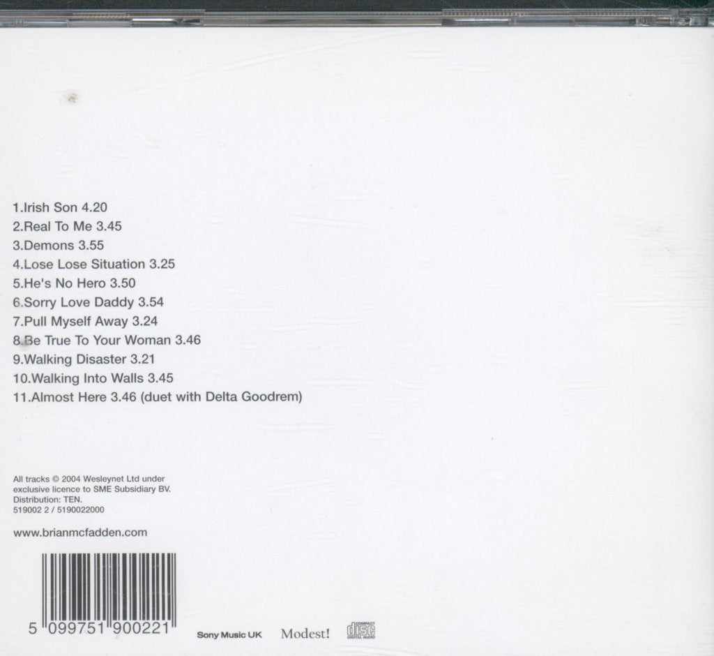 Brian Mcfadden - Irish Son - Cd