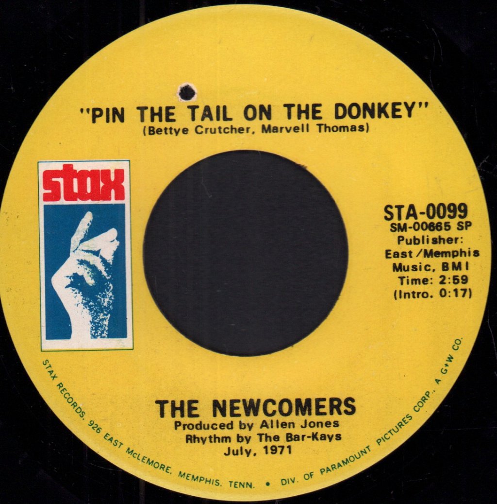 Newcomers - Pin The Tail On The Donkey - 7 Inch