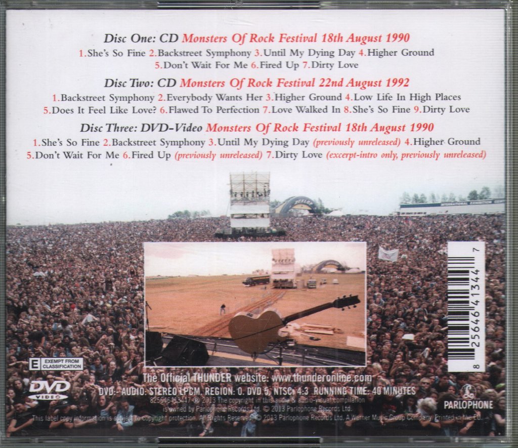 Thunder - Live At Donington 1990 & 1992 - Double Cd
