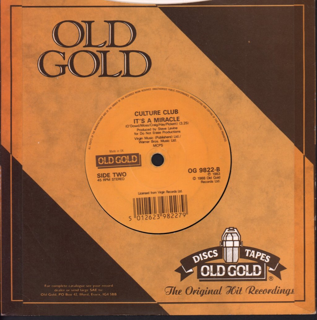Culture Club - Karma Chameleon - 7 Inch
