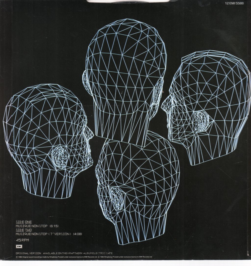 Kraftwerk - Musique Non Stop - 12 Inch