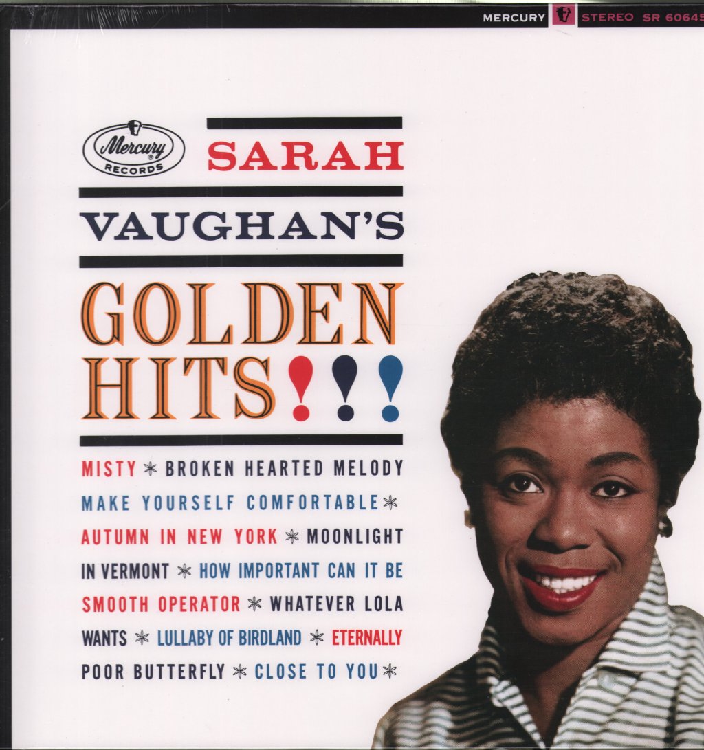 Sarah Vaughan - Sarah Vaughan's Golden Hits - Lp