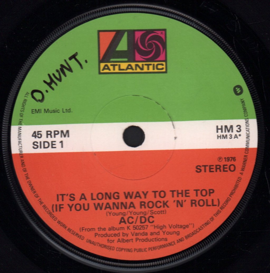 AC/DC - It's A Long Way To The Top - 7 Inch