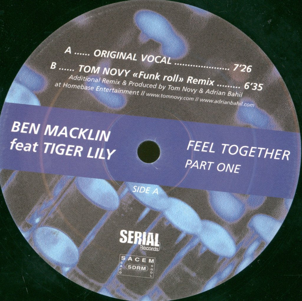 Tiger Lily - Feel Together (Part One) - 12 Inch