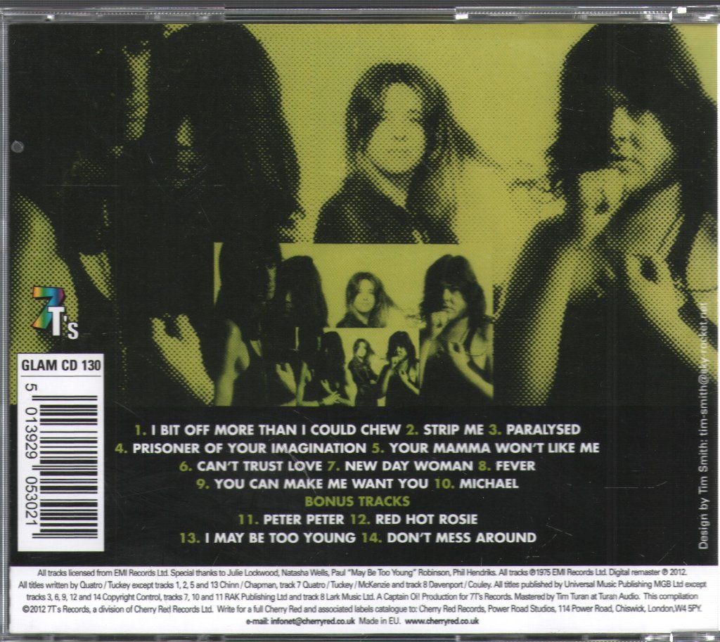 Suzi Quatro - Your Mamma Won't Like Me - Cd