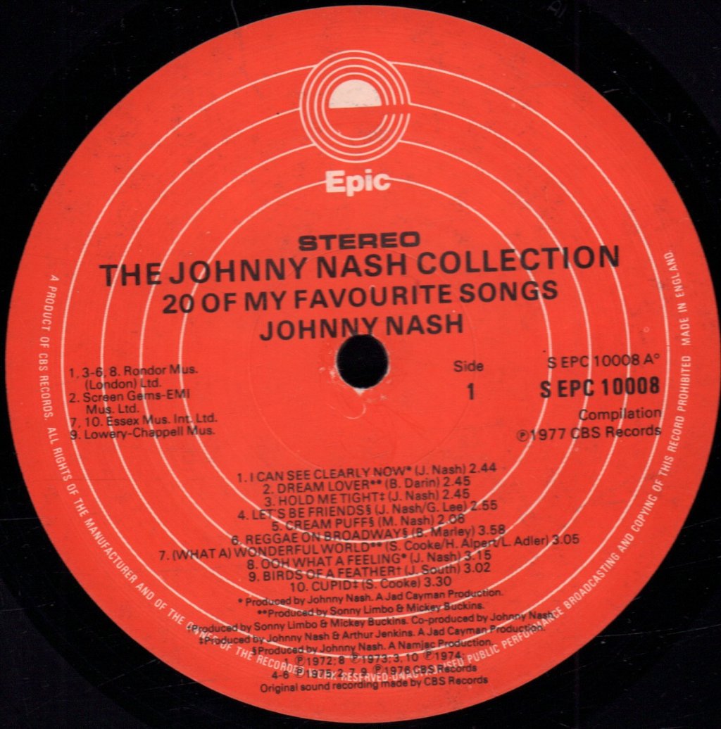 Johnny Nash - Collection - Lp