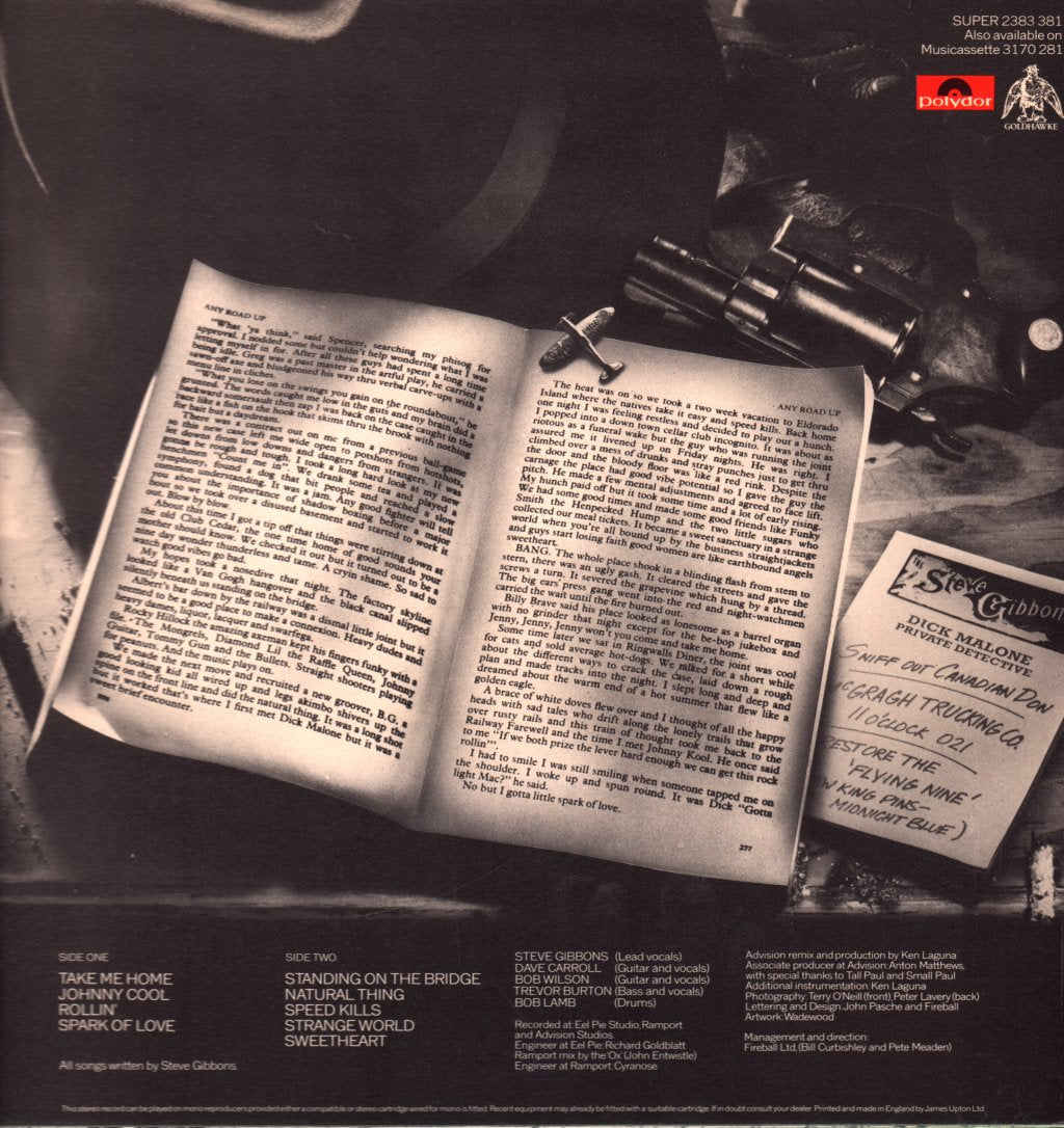 Steve Gibbons Band - Any Road Up - Lp