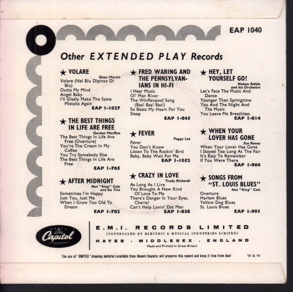 Nat King Cole - Strip For Action - 7 Inch