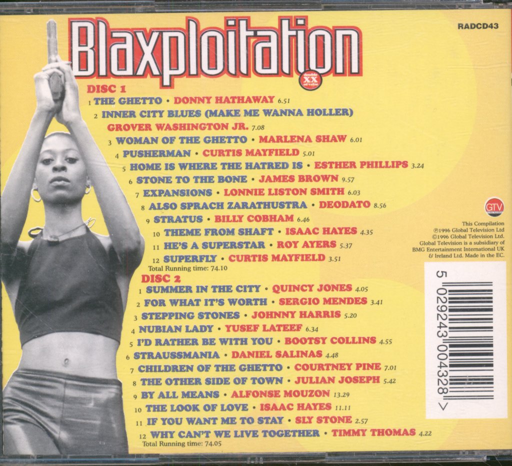 Various Artists - Blaxploitation - Double Cd