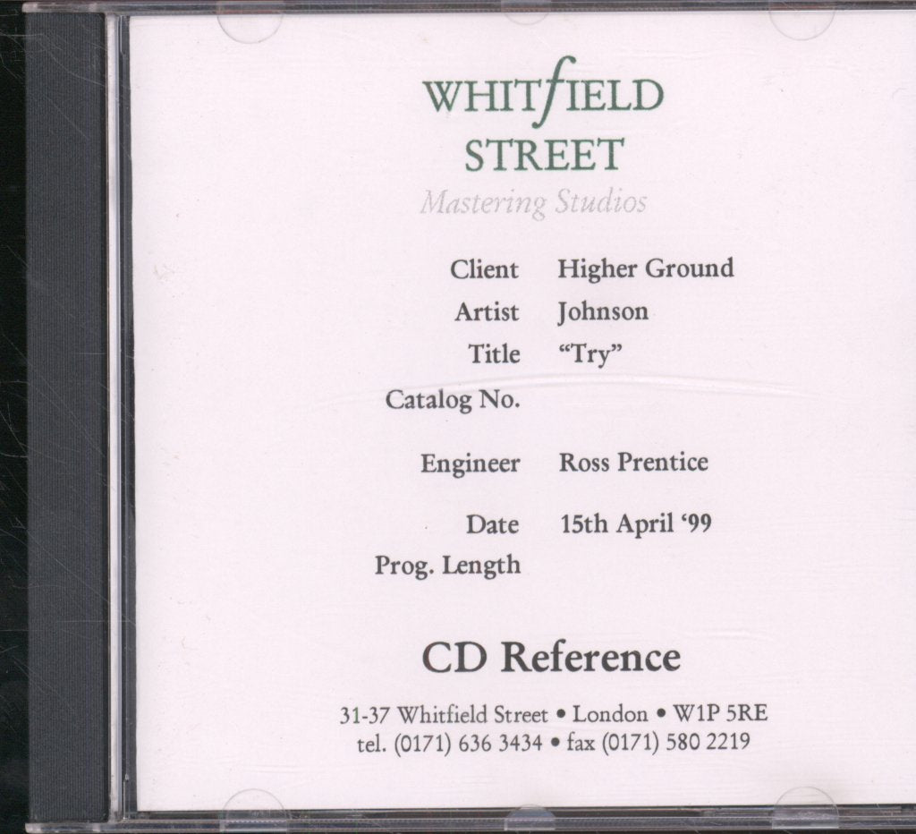 Johnson - Try - Cdr
