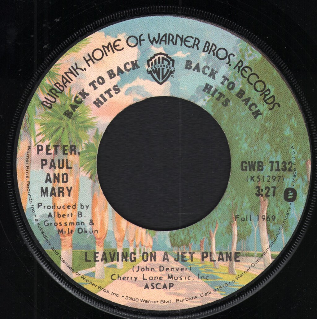 Peter Paul And Mary - Day Is Done - 7 Inch