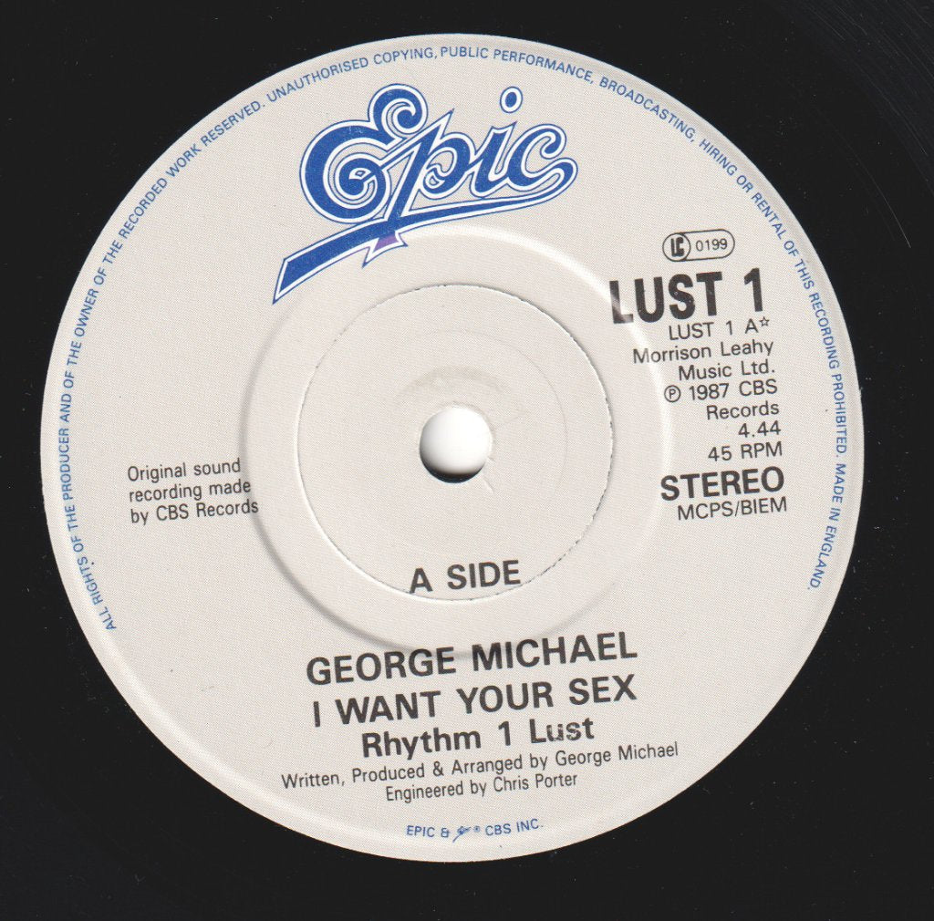 George Michael - I Want Your Sex - 7 Inch