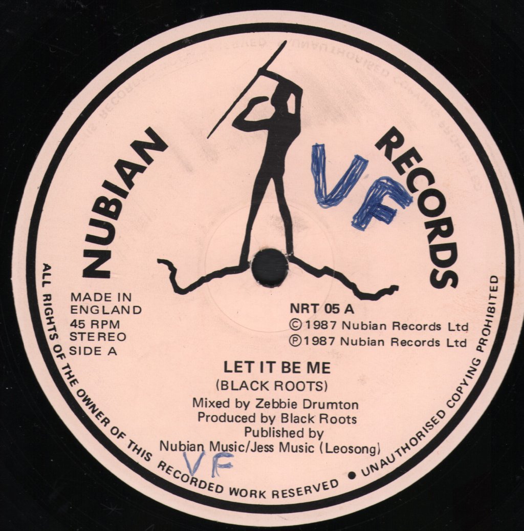 Black Roots - Let It Be Me / Move On - 12 Inch
