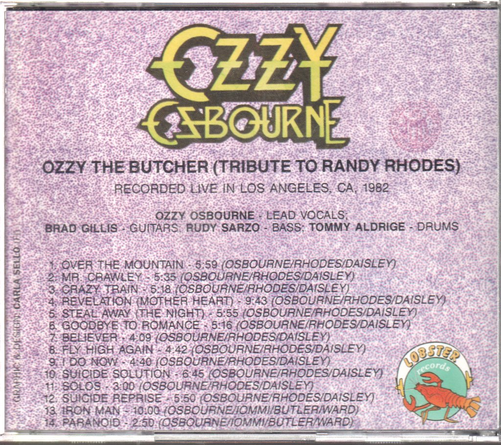 Ozzy Osbourne - Ozzy The Butcher - Cd