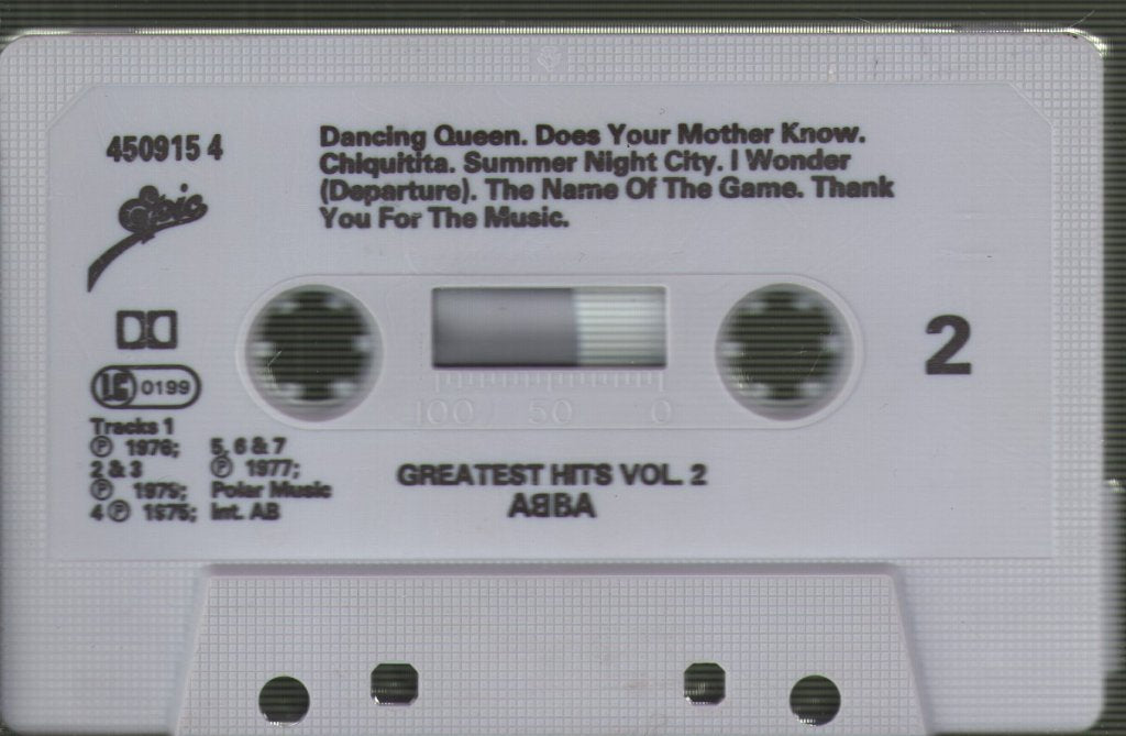 ABBA - Greatest Hits Vol. 2 - Cassette