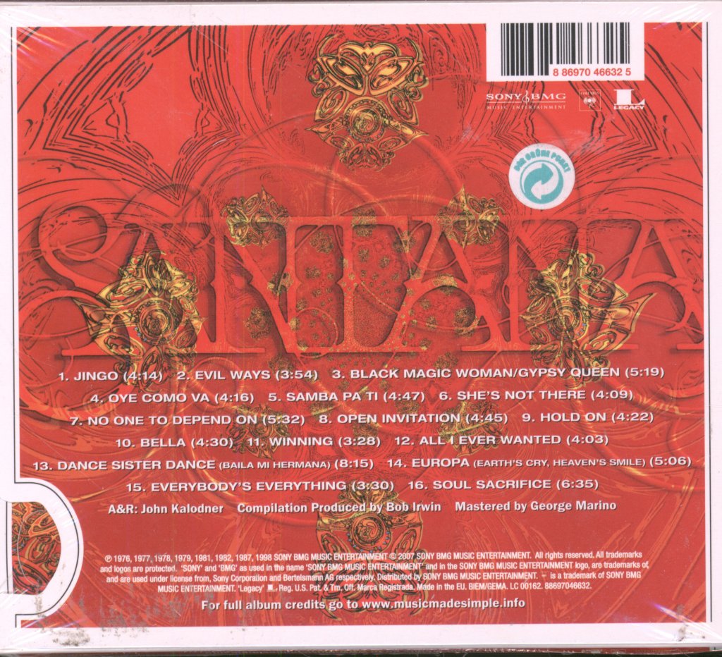 Santana - Best Of Santana - Cd