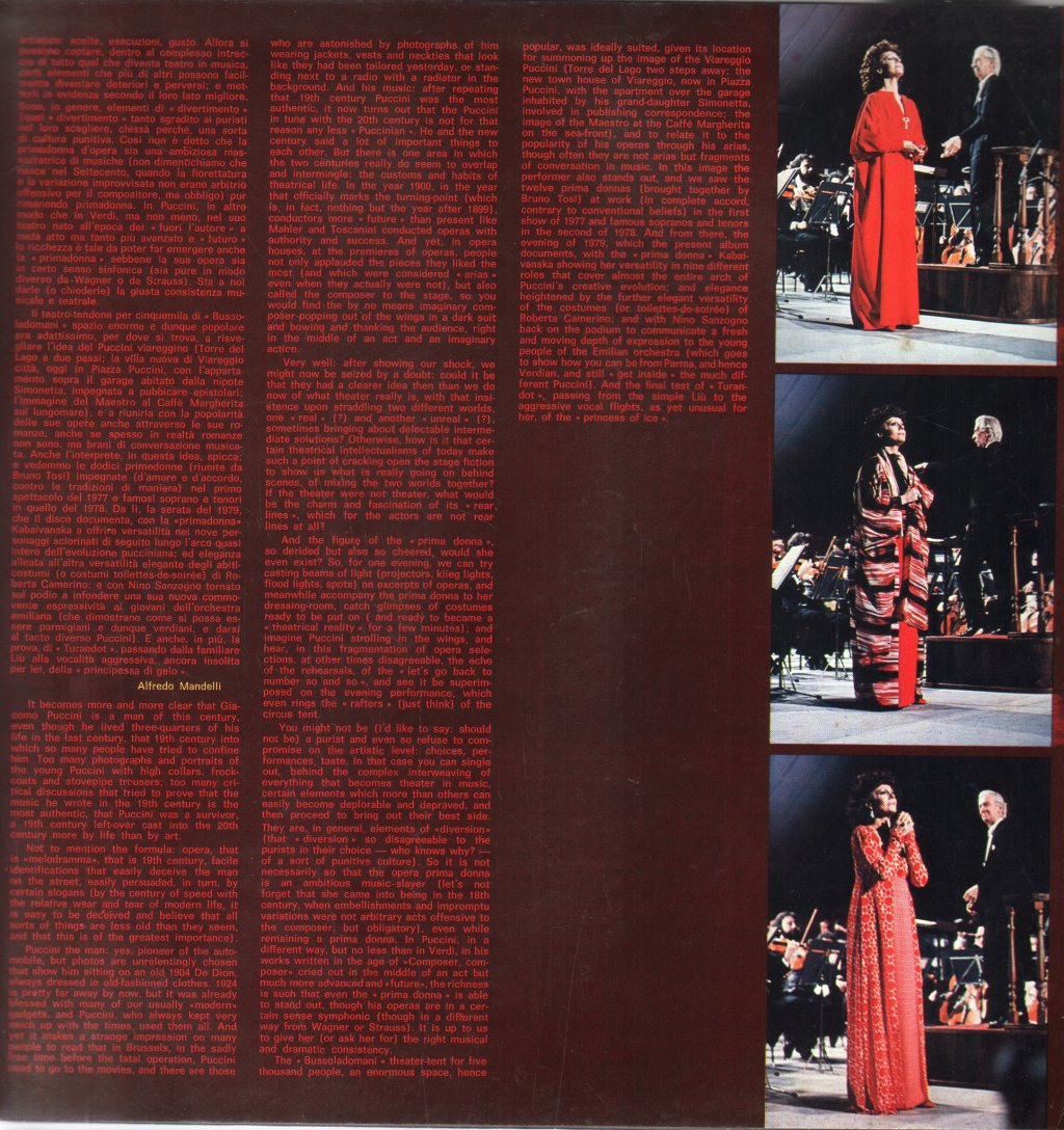 Raina Kabaivanska - Live Omaggio A Puccini - Lp