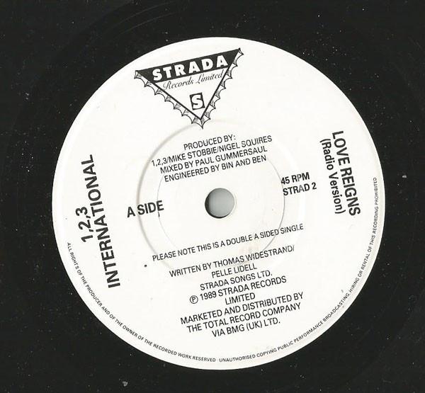 1,2,3 International - Love Reigns - 7 Inch