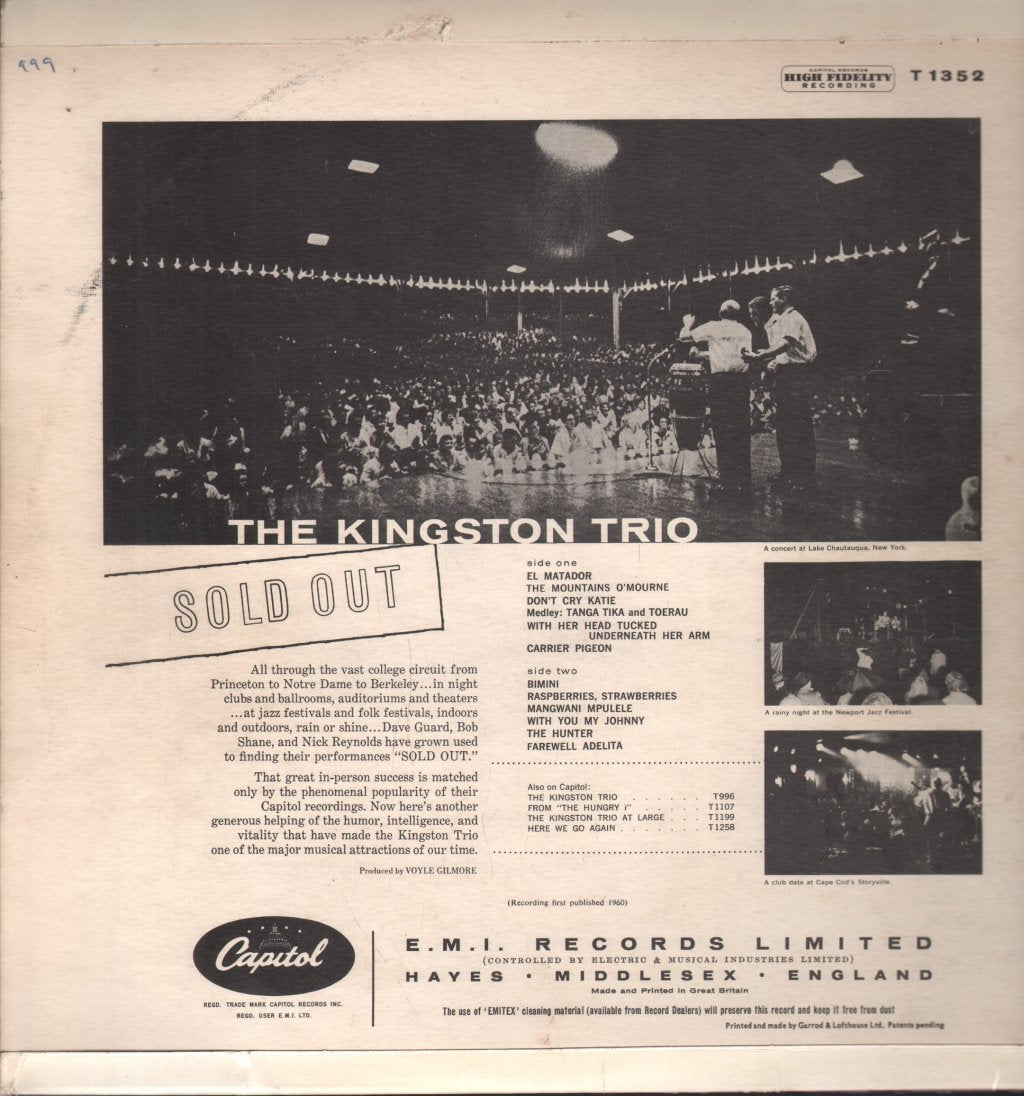 Kingston Trio - Sold Out - Lp