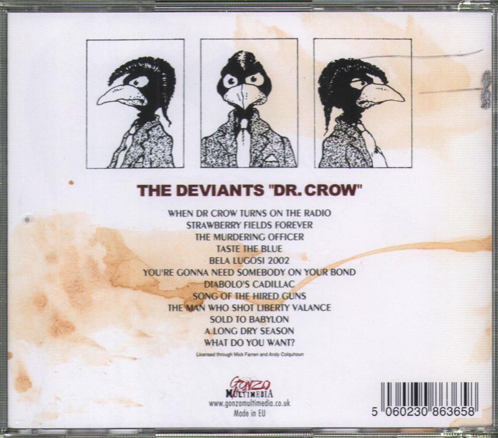 Deviants - Dr. Crow - Cd