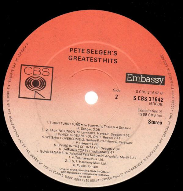 Pete Seeger - Greatest Hits - Lp