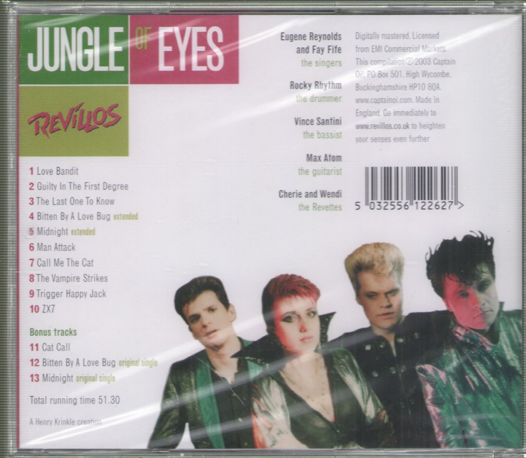 Revillos - Jungle Of Eyes - Cd