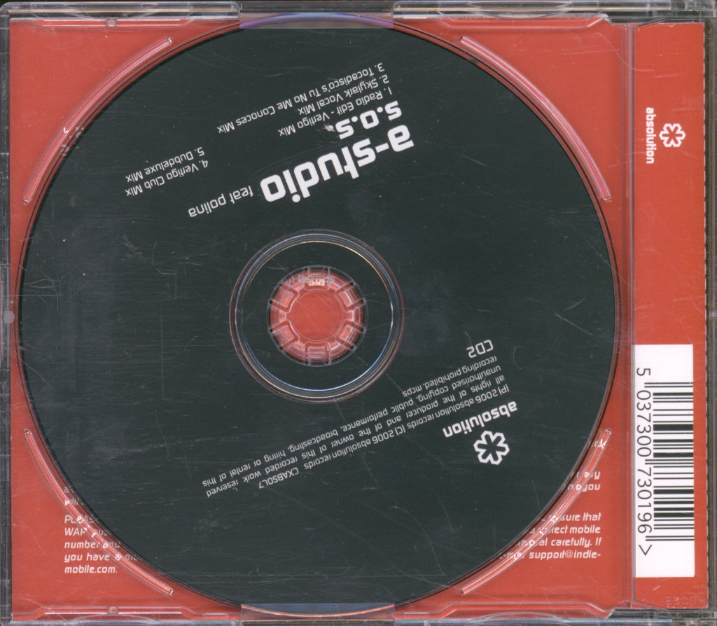 A Studio Feat. Polina - S.O.S. - Cd