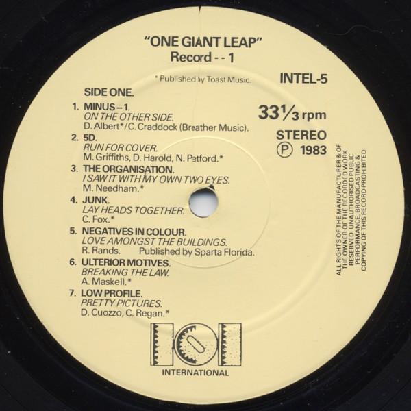 Various Artists - One Giant Leap - Double Lp