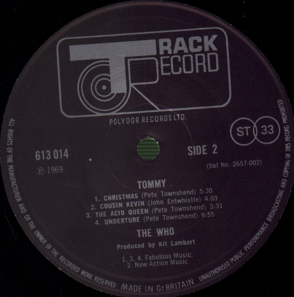 Who - Tommy - Double Lp