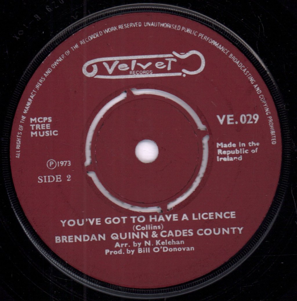 brendan quinn & cades county - my hang up is you - 7 Inch
