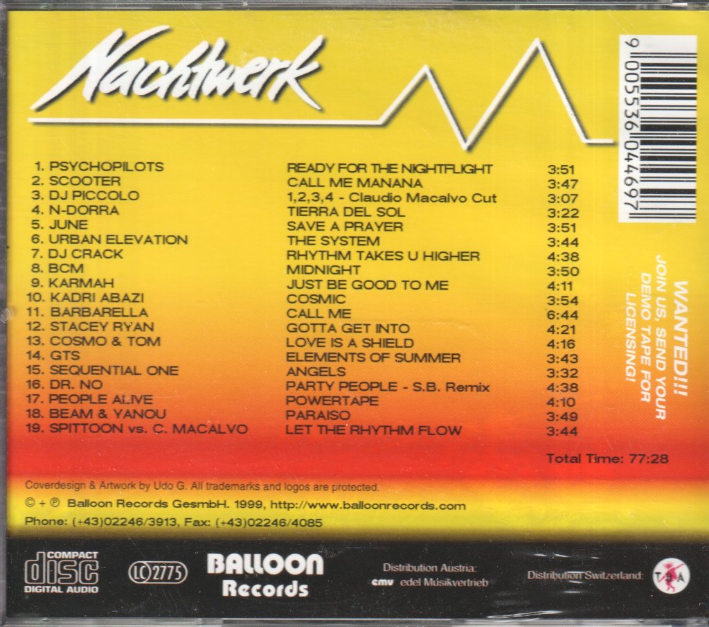 Various Artists - Nachtwerk On The Dancefloor 2 - Cd