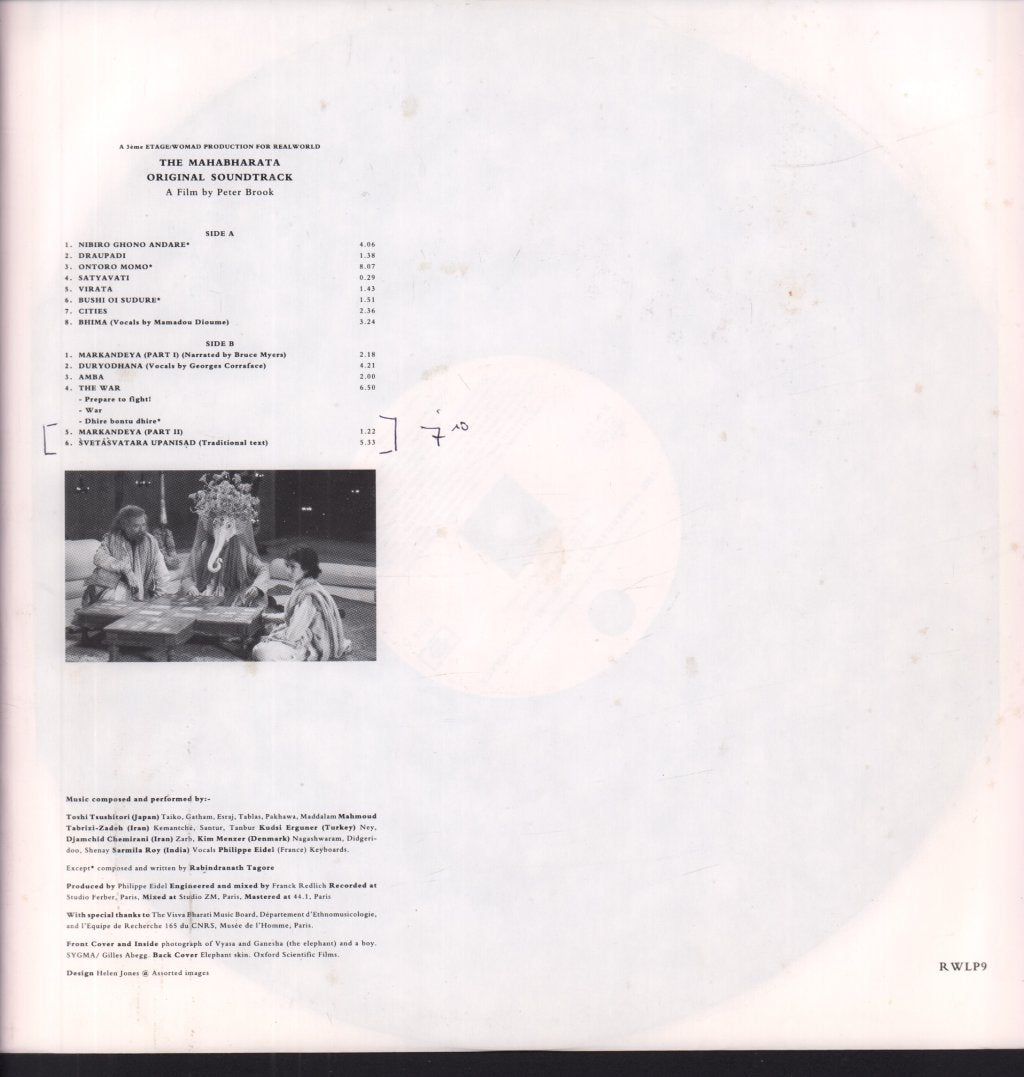Various Artists - Mahabharata Original Soundtrack - Lp