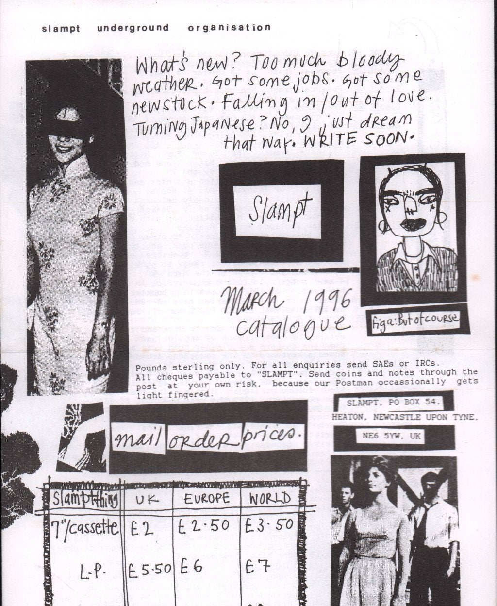Milky Wimpshake - Play Love Songs For Punk Rockers - 7 Inch