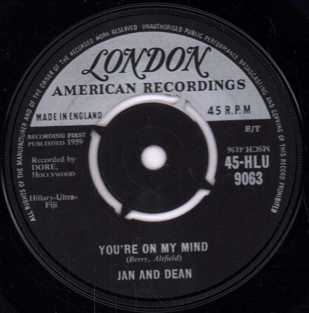 Jan And Dean - Clementine - 7 Inch