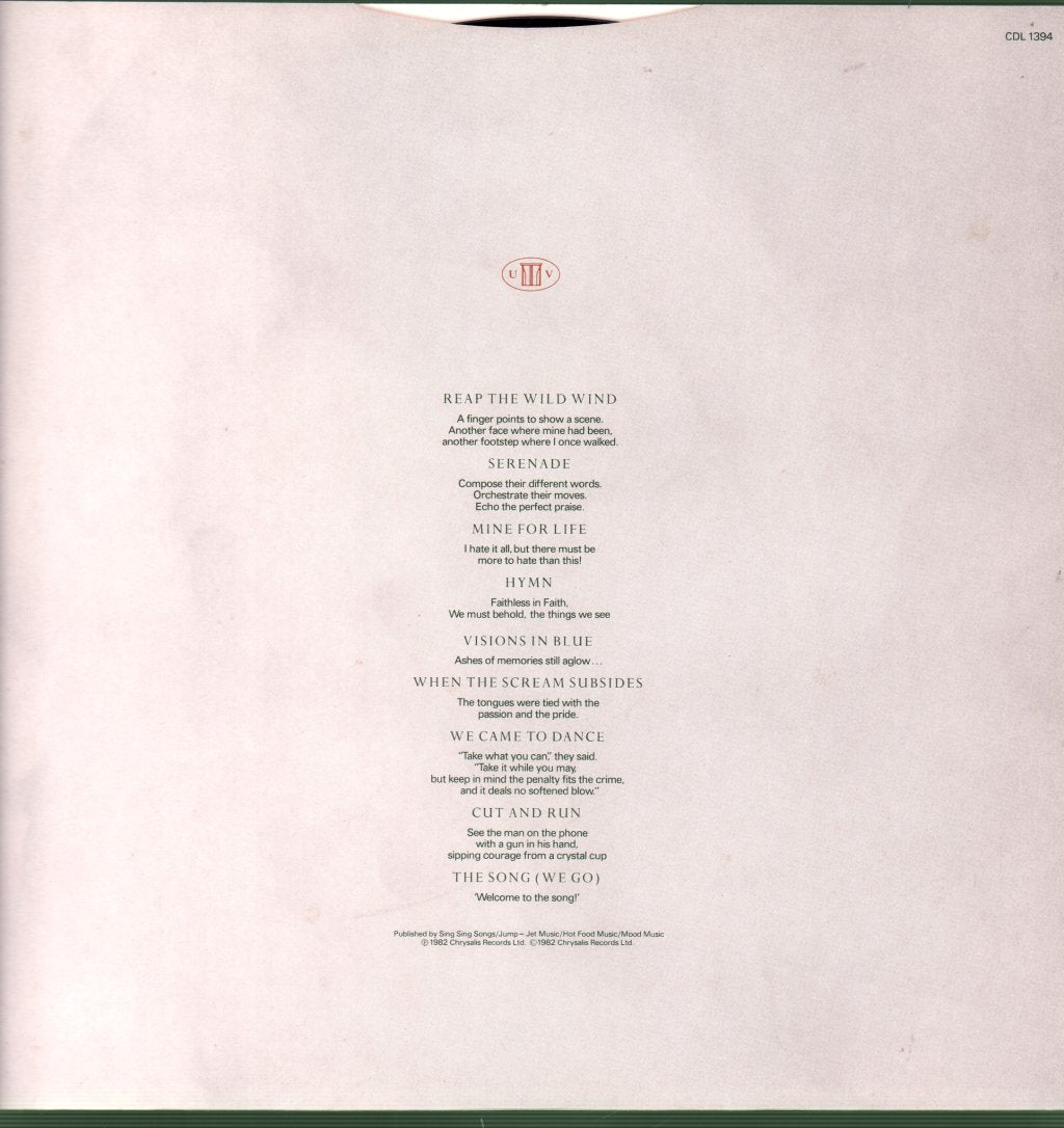 Ultravox - Quartet - Lp