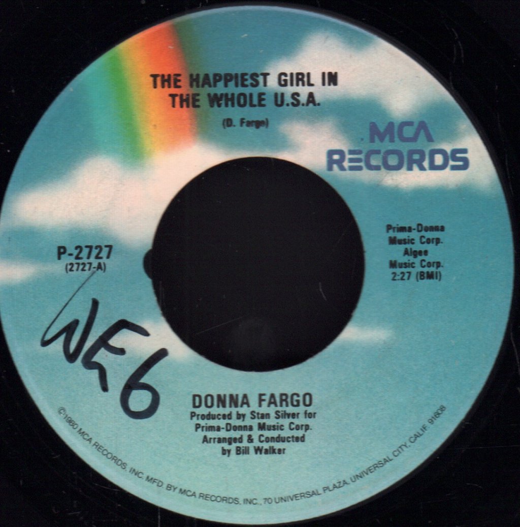 Donna Fargo - Happiest Girl In The Whole U.s.a. - 7 Inch