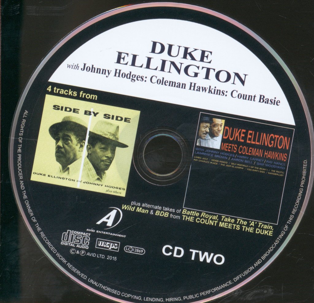 Duke Ellington - With Johnny Hodges, Coleman Hawkins, Count Basie - Double Cd