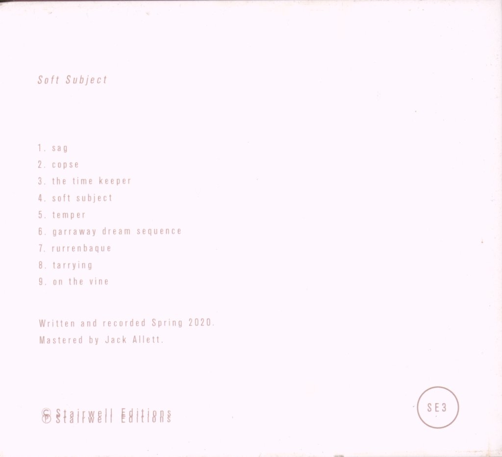 Rob Lye - Soft Subject - Cd