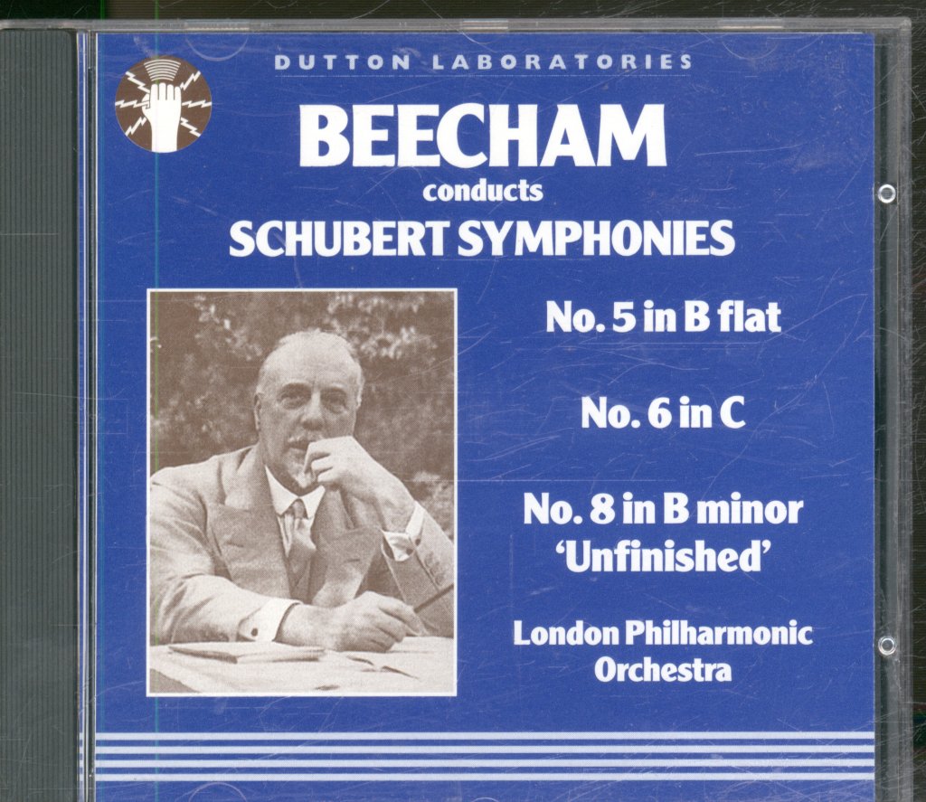 Thomas Beecham, London Philharmonic Orchestra - Beecham Conducts Schubert Symphonies: No. 5 In B Flat, No. 6 In C, No. 8 In B Minor 'Unfinished' - Cd